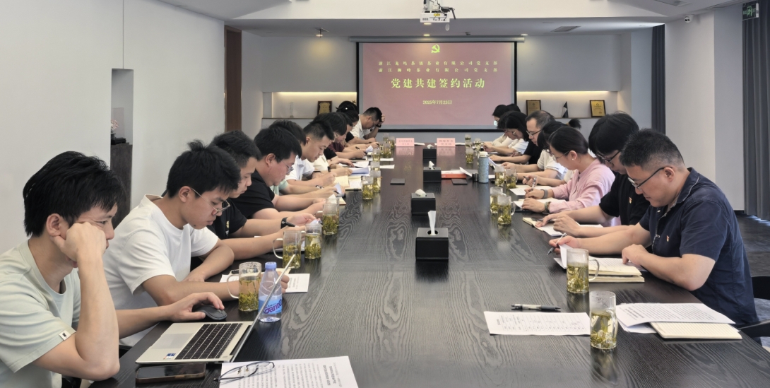 开云app官方版入口 - 开云专业的云端应用服务平台狮峰茶业党支部与龙坞茶镇茶业党支部举行党建共建活动